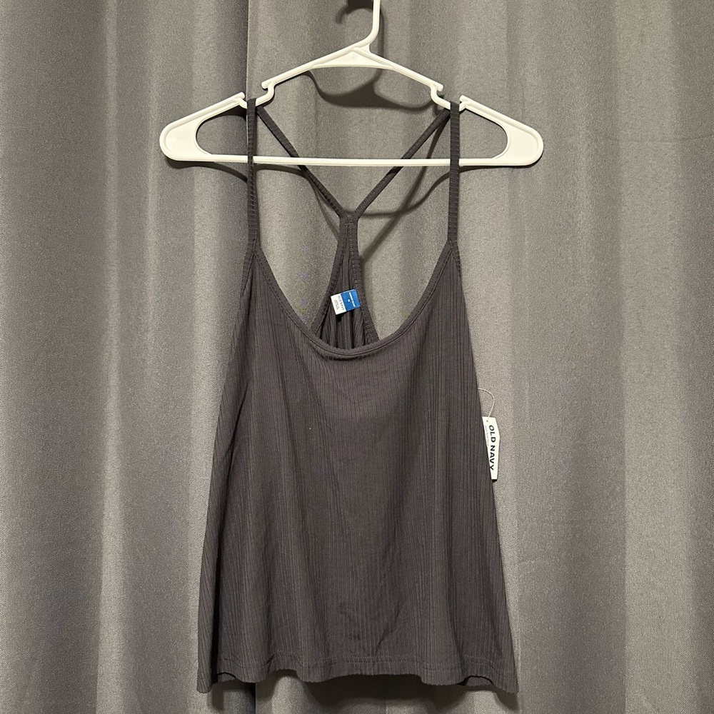 Old Navy Sunday Sleep Cropped Racerback Pajama Cami Top Size Medium